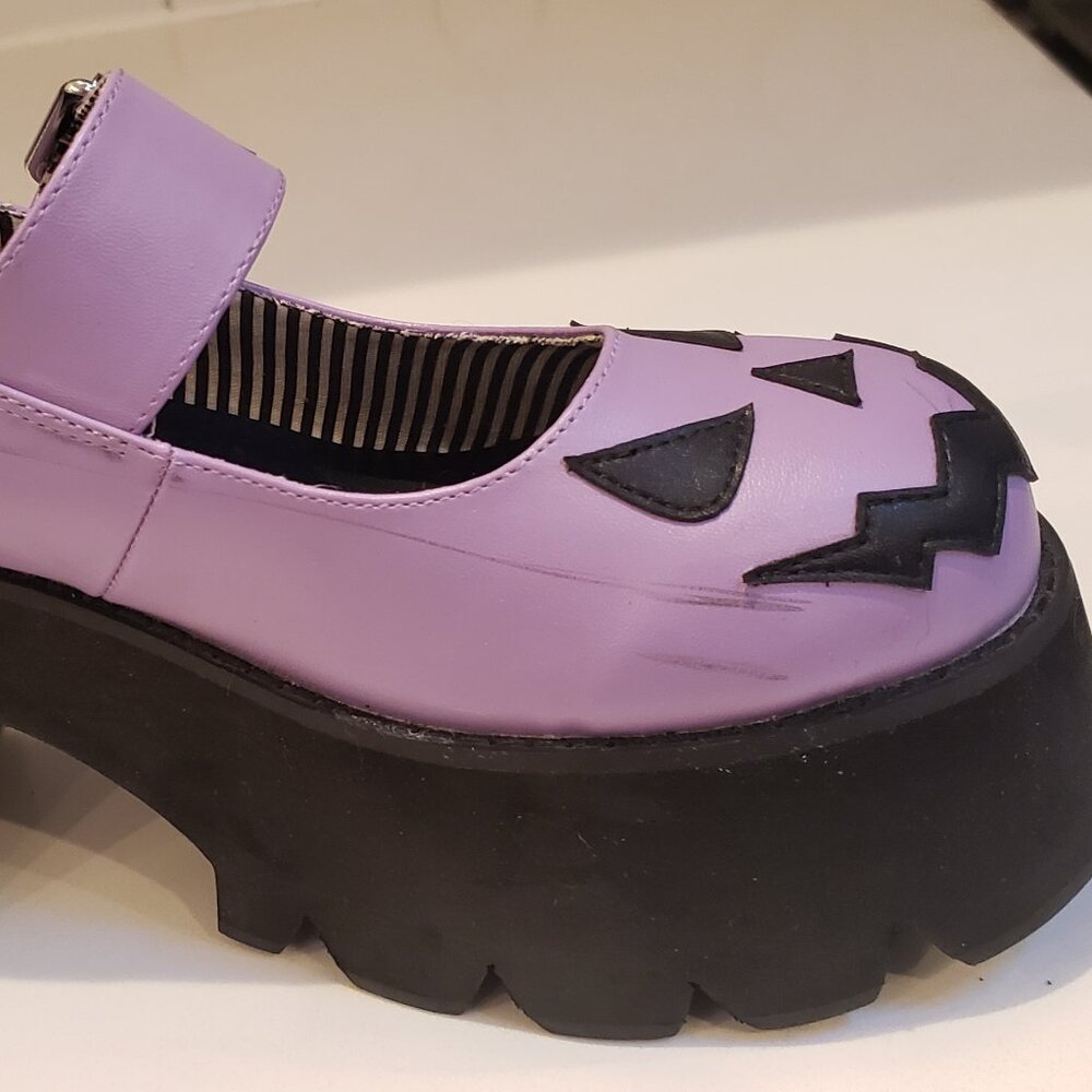 Trickz N Treatz  Smile Like You Mean It  Mary Jane Platforms Size 8 - Picture 12 of 12